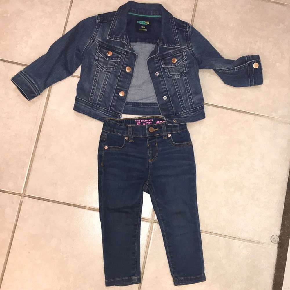 Jean jacket and jeans